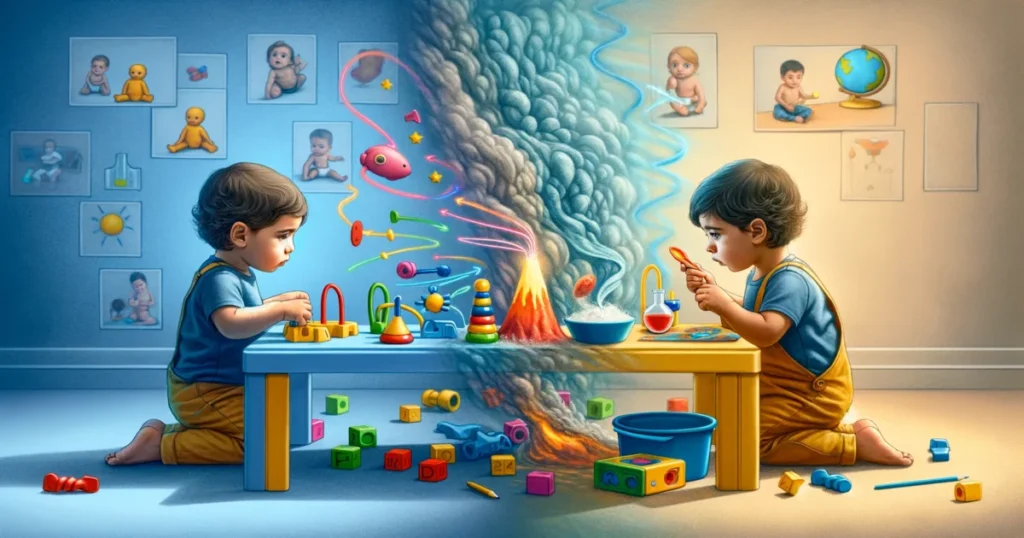 Cognitive Flexibility with Educational Toys